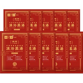 Medicated Bath Solution, Hot Bath Medicinal Hot Water (Quasi-Drug) 10 Pack, Relaxing and Relieving Spiciness, Medicated Bath Salt, Made in Japan, Safe and Safe