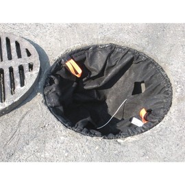 Eagle T8701B StormNest Catch Basin Insert, Sediment-Oils, Round, 24" - 26", Black