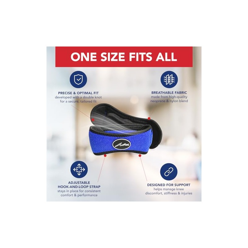 Dr.Arthritis Doctor Developed Patella Tendon Strap & Doctor Handbook- Knee