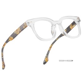 kunqun Blue Light Glasses For Woman - Anti Eyestrain & UV Glare Gaming Eyeglasses Blue Light Blocking Glasses with Eyeglass Screwdriver Glassy