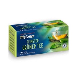 Meßmer Finest Green Tea | Tart Fresh | 25 Tea Bags | Vegan | Gluten Free | Lactose Free