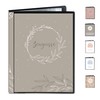 Minilino Certificate Folder 20 Premium Transparent Pockets A4 [Protection and