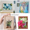 PATIKIL 6 x 6 Inch Wood Panel Board, 4 Pack