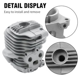 Ollanoos 581476102 581476103 Cylinder Piston Kit, Replacement for Husqvarna K760 K770 Cut-Off Concrete Saw, Replaces 5814761.01, 5814761.02, 5814761.03