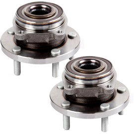 ECCPP Pair of 2 New Complete Front Wheel Hub Bearing Assembly 5 Lugs w/ABS fit for 2008 2009 2010 2011 2012 2013 2014 Dodge Avenger 513263×2