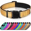 Joytale Nylon Dog Collar Reflective with Soft Neoprene Padded for