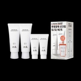 Hanyul [한율]흰감국 광채 선크림 듀오 기획세트 SPF50+/PA++++ [HANYUL] White Chrysanthemum Radiance Sunscreen Duo Set SPF50+/PA++++