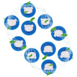 10 Stück Tierhaarentferner Waschmaschine, Fusselbälle Waschmaschine Und Hundehaarentferner Mit Haarfänger, Waschmaschinen Anti Fussel Bälle Für Tierhaare Effektive Fusselball Entfernung﻿