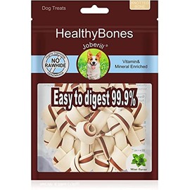 UrbanX HealthyBones Beef Rawhide Free Healthy Mini Chews for Lancashire Heeler and Other Small Herding Dogs Great Foods for Training Rewards, 7 Count