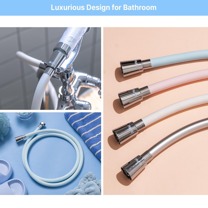 Dr. Piel Eco-Shower Hose Original White 79 Inches