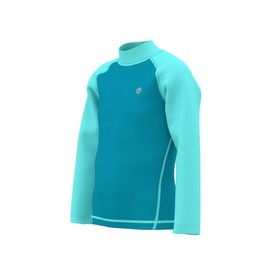 HDTIYUYP UV Shirt Women Girls - Water Swimming T-Shirt Rash Guard Women Swimming Shirt Surf Shirt Quick-Drying Beach Shirt Wet Top, Turquoise Gl