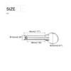 METALLIXITY Quick Release Pins (10mmx45mm) 2Pcs, Carbon Steel Pull Pin