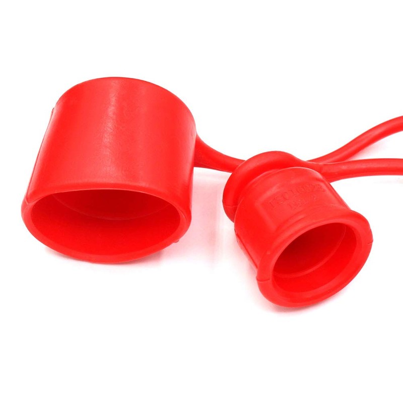 1/2" Skid Steer Bobcat Flat Face Hydraulic Coupler Dust Cap