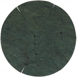 Pound Veg Jute Hanging Basket Flat Liner - Green (14-Inch) 2 PACK