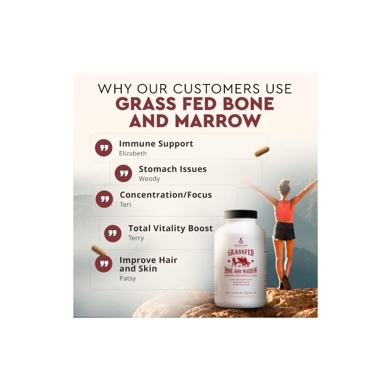 Ancestral Supplements Grass Fed Bone Marrow â€” Whole Bone Extract