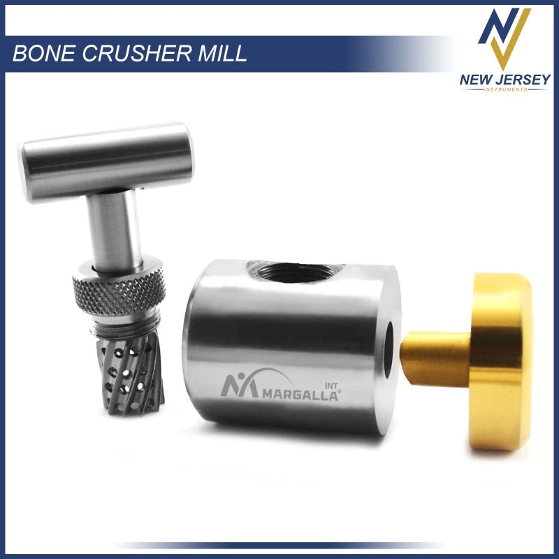 Margalla Int® Dental Bone Crusher Mill Implant Bone Grafting Grinder