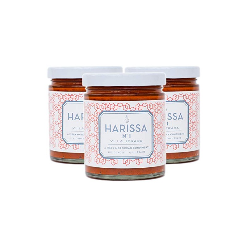 Villa Jerada, Harissa No. 1, Fiery Moroccan Condiment, 6 oz
