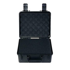 AxiGear Waterproof Hard Case with DIY Customizable Foam Insert (11.6 x 10.4 x 5.7in)