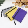 7-Piece Canvas Wallet, Portable Coin Wallet, Mini Canvas Storage Bag,
