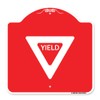 SignMission Designer Series Sign - Yield | Red & White