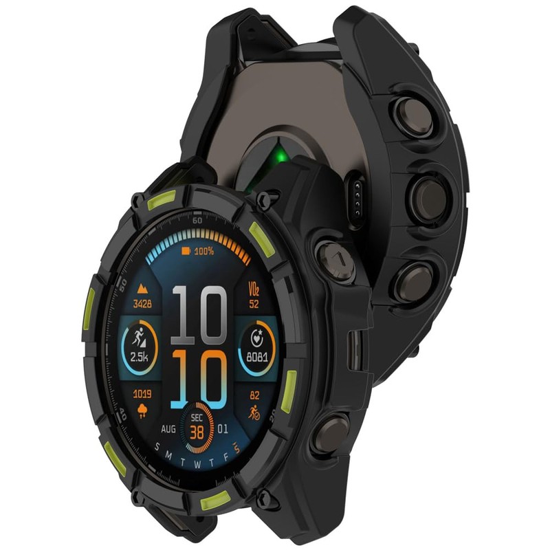 WIIKAI 3 Pack Case with TPU Compatible with Garmin Fenix