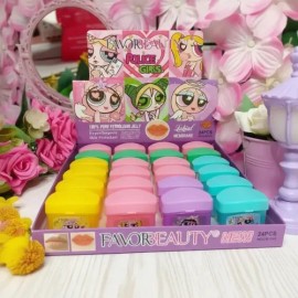 48 Mini Bálsamos Hidratantes De Labios Frutales Caricaturas                                                                                           