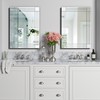 GOAND Decorative Wall Mirror Gorgeous Silver Mirror for bedrooms, bathrooms,
