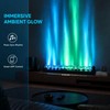 nanzgecc RGBW LED 32W Plug-in 40in Wave Wall Light with