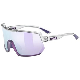 Uvex Unisex Sunglasses, Clear-met Purple, Unit size