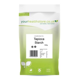 yourhealthstore Unmodified Tapioca Starch 500g, Gluten Free, Non GMO.
