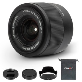 VILTROX 20mm F2.8 f FE-Mount Full Frame Ultra Wide Angle Prime Focus Lens for Sony E-Mount Cameras ZV-E1 A7RV ZV-E10 A7C A7RIII A7IV A7RIV FX3 A7RV A6300 A6400 A6500 A6600 A6700 ZV-E10 FX30 A7R