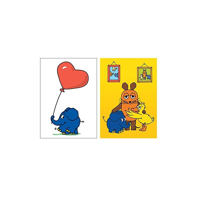 10-He Pack of: The 10 Most Beautiful The Mouse-Postcards +