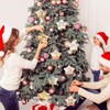 Barydat 9 Pcs Christmas Christian Hanging Ornament Star Shaped Bible
