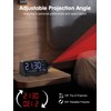ROCAM Projection Alarm Clock, Digital Alarm Clocks for bedrooms with