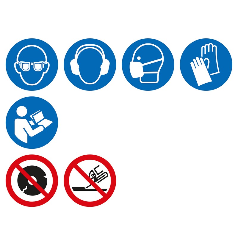 Pferd EH1252,4A46PPSF A46PPS Cut-Off Wheel, Multi-Colour, 125 x 2.4 mm