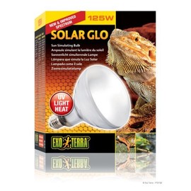 125-watt Exo Terra Solar-Glo High Intensity Self-Ballasted Uv/Heat Mercury Vapor Lamp, vapor bulbs