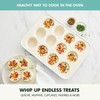 GreenPan Bakewell 12-Cup Muffin Pan, Healthy Ceramic Nonstick Bakeware, PFAS-Free