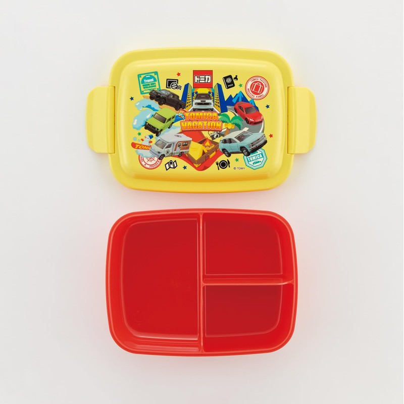 Skater P84 Kids Lunch Box, Dome-shaped, Integrated Dividers, 28.1 fl