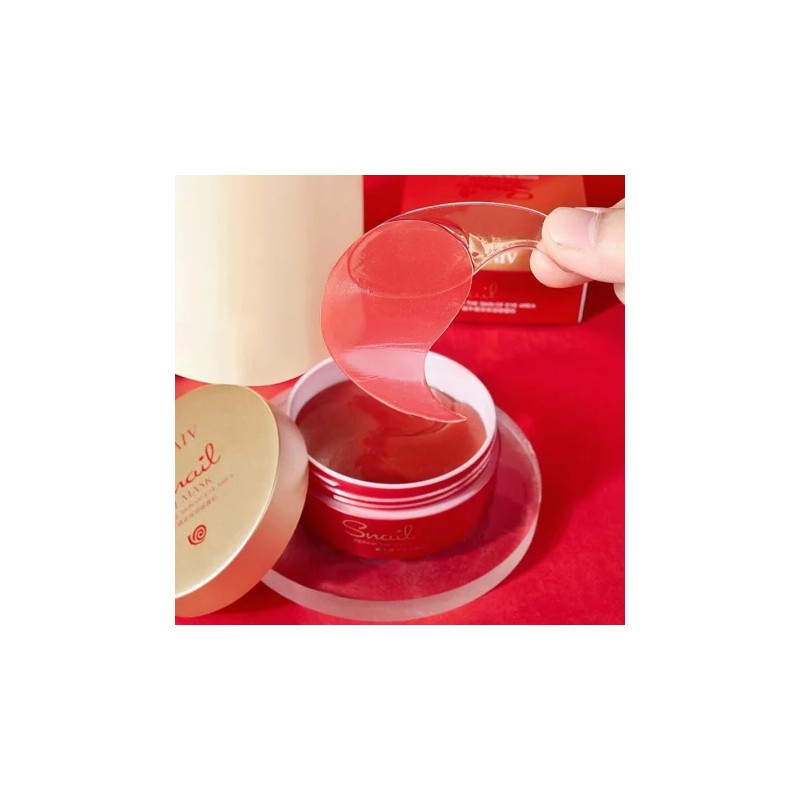 [Red Eye Box] 60pcs Collagen Eye Mask Gel Eyes Patches