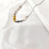 Stainless Steel Fish Necklace for Women Swim Against The Current