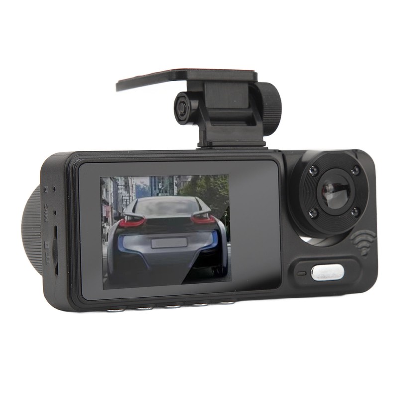 1080P Dash Cam with Triple Lens 2 Inch IPS Display