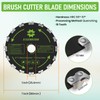 9" Chainsaw Brush Cutter Blade for Weedeater - 20 Tooth