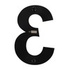 QT Modern House Number - SMALL 4 Inch BLACK -