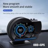 Car OBD2+GPS Head Up Digital Display Gauge Speedometer, KM/H MPH