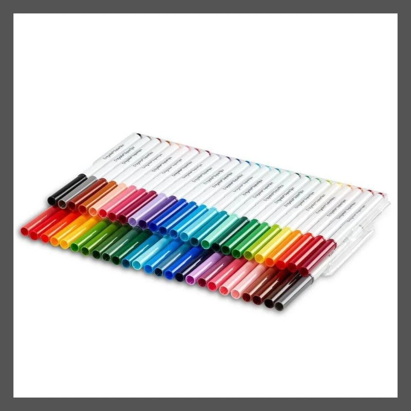 Crayola Super Color Set 75 Piece with Storage Container Washable