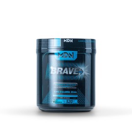 MDN SPORTS BRAVE Pre Entreno Oxido Nítrico | 520g | Sabor Manzana | 40 servicios | 13 g porcion