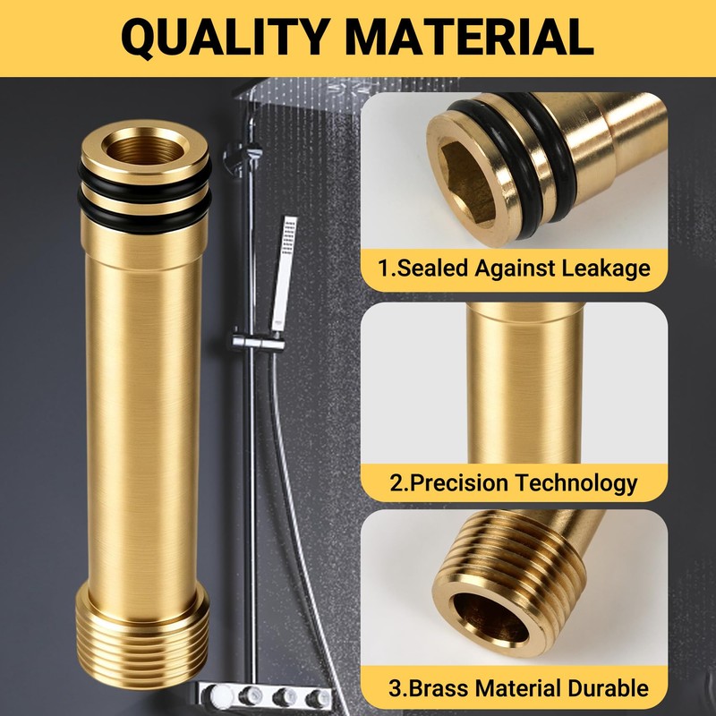 1247984 1247985 1247986 Shower Elbow Supply Adapter, Brass Shower Elbow