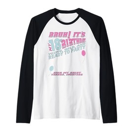 It's My 18th Birthday women and girl Sign My Shirt Bday Raglan Baseball Tee