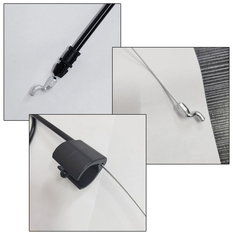 Young Wolf Push Lawn Mower Throttle Pull Cable Engine Zone