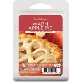 Scentsationals Warm Apple Pie 2.5 oz Scented Fragrant Wax Melts